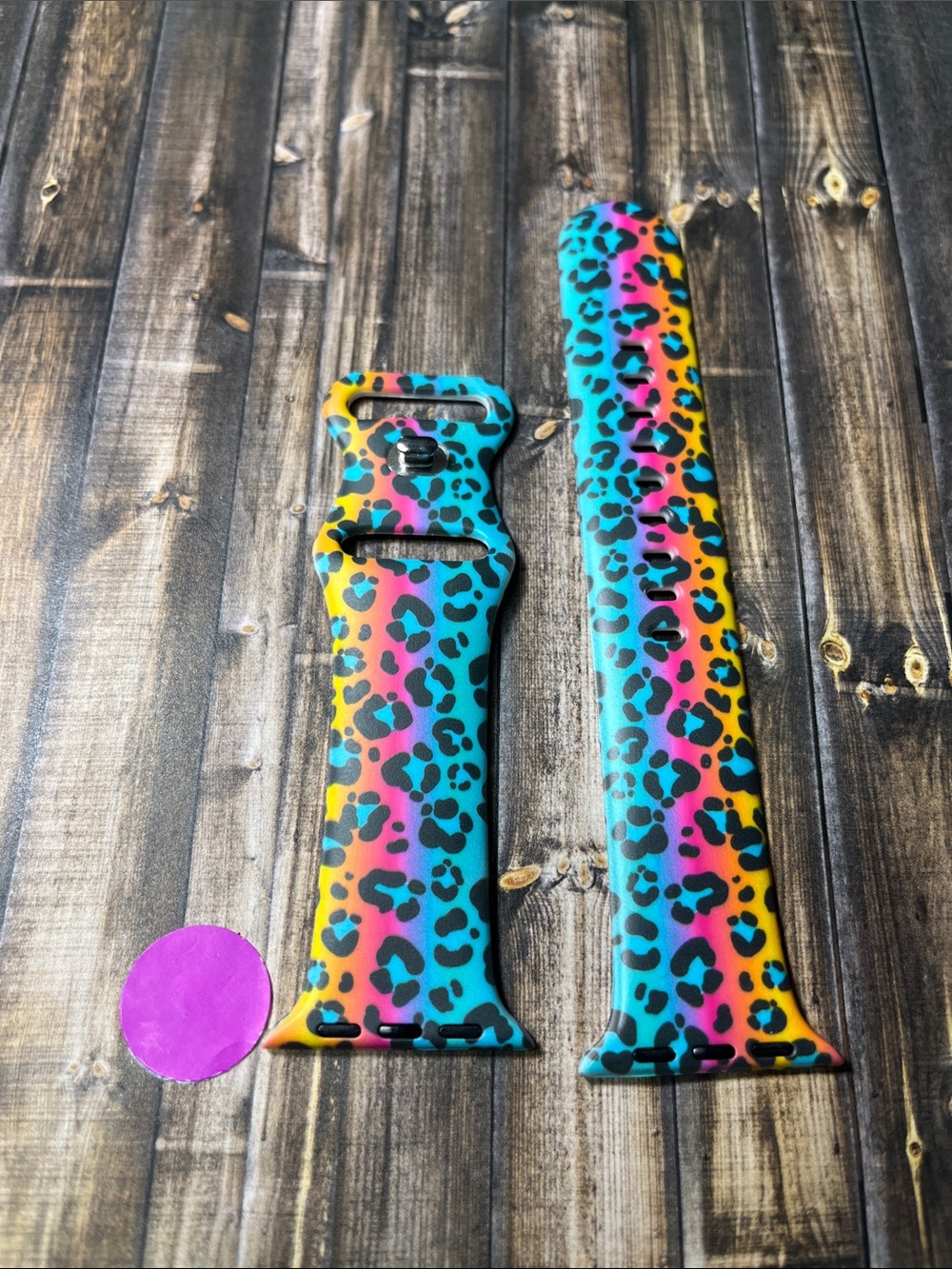 5for$10 Colorful Cheetah 38mm/ 40mm/41mm Apple Watchbands Accessories